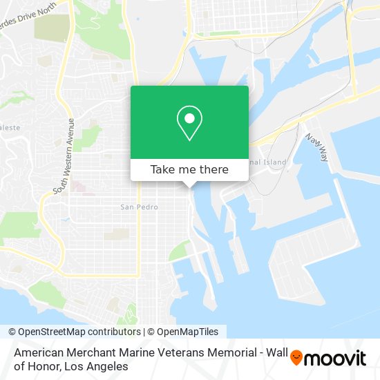 American Merchant Marine Veterans Memorial - Wall of Honor map