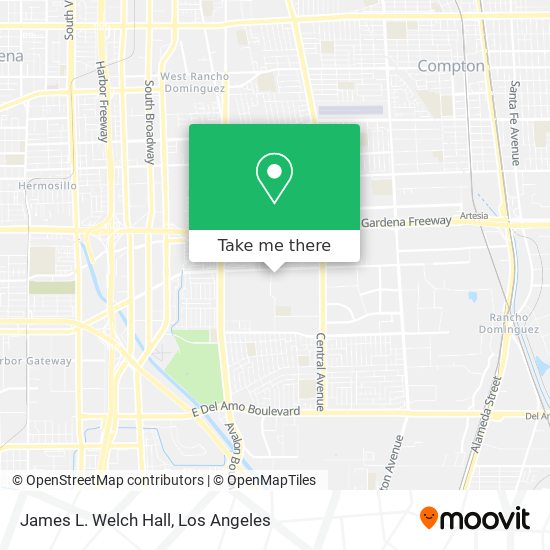 James L. Welch Hall map