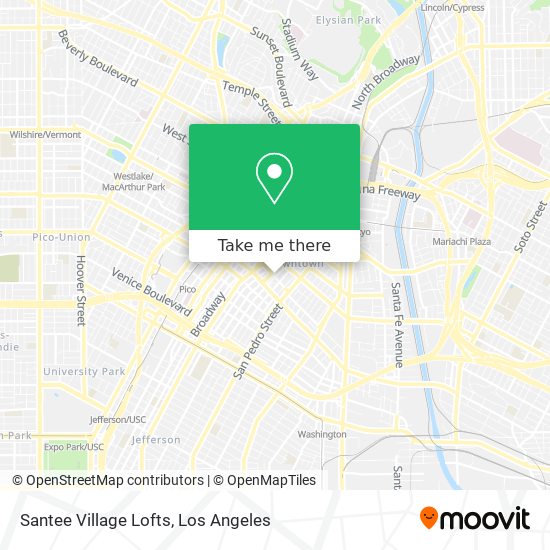 Santee Village Lofts map