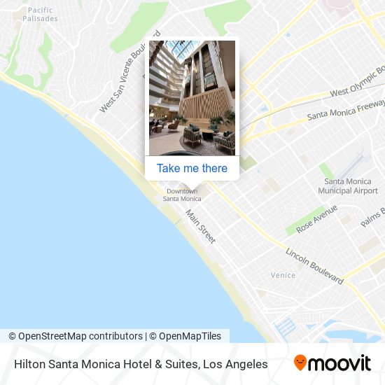Hilton Santa Monica Hotel & Suites map