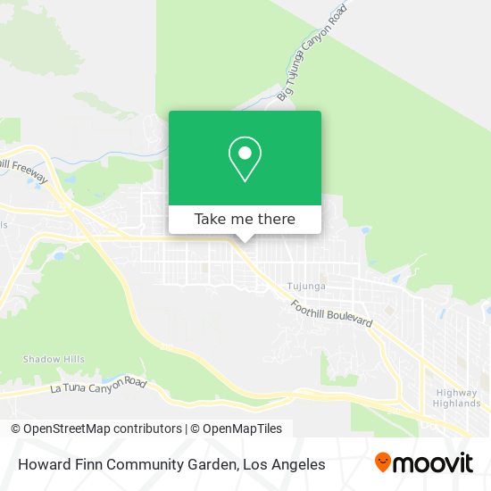 Mapa de Howard Finn Community Garden