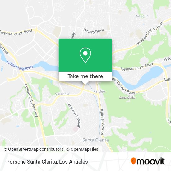 Porsche Santa Clarita map