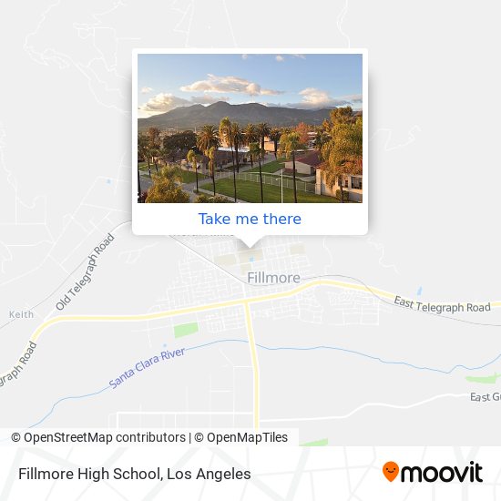 Mapa de Fillmore High School