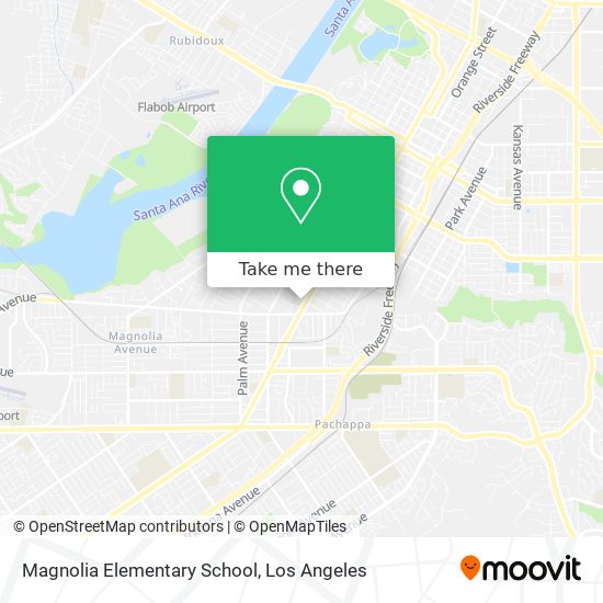 Mapa de Magnolia Elementary School