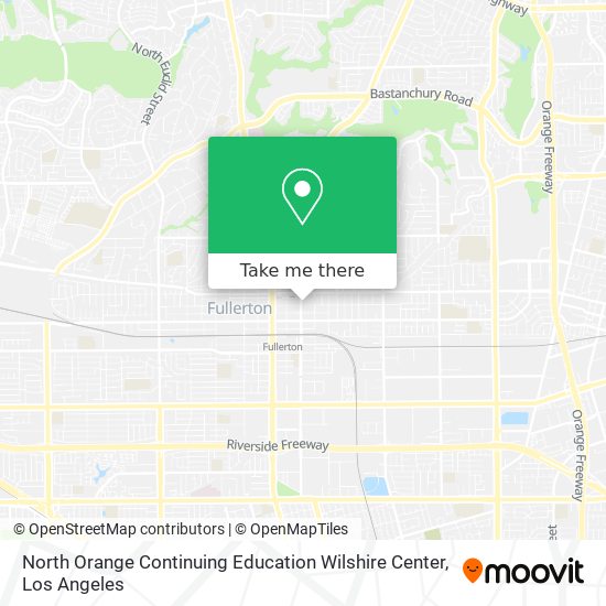 Mapa de North Orange Continuing Education  Wilshire Center