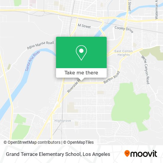 Grand Terrace Elementary School map