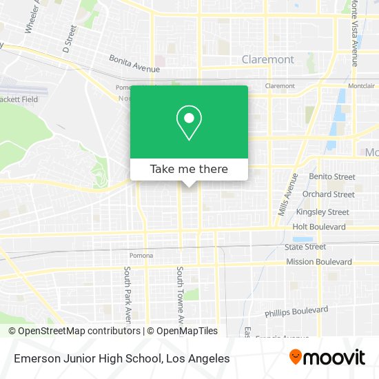 Mapa de Emerson Junior High School