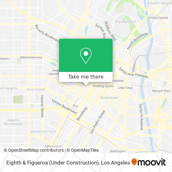 Mapa de Eighth & Figueroa (Under Construction)