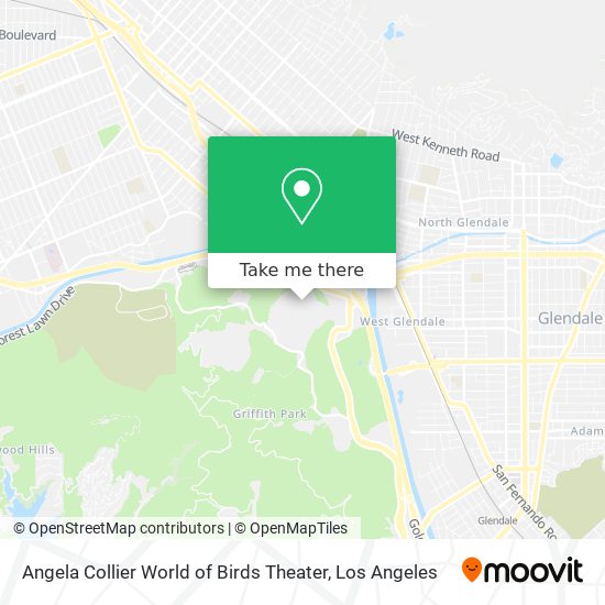 Angela Collier World of Birds Theater map