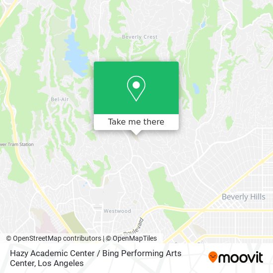 Mapa de Hazy Academic Center / Bing Performing Arts Center