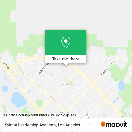 Mapa de Sylmar Leadership Academy