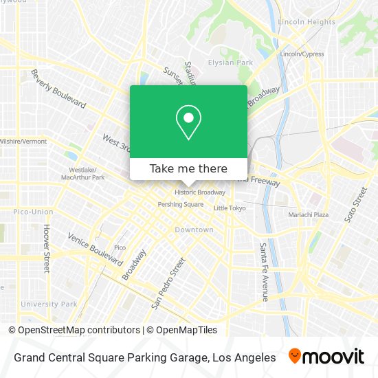 Mapa de Grand Central Square Parking Garage