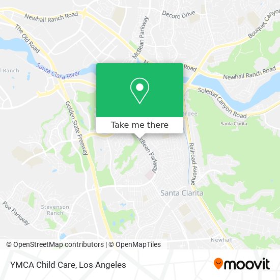 YMCA Child Care map