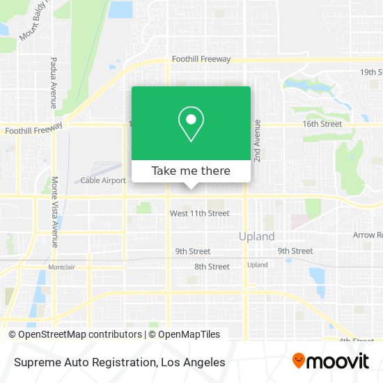 Supreme Auto Registration map