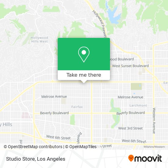 Studio Store map