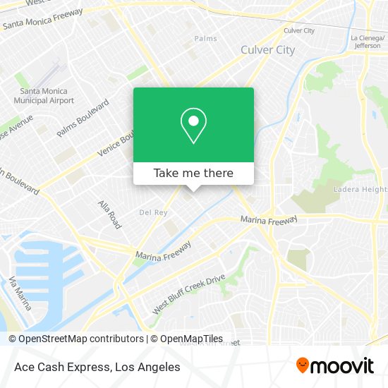 Ace Cash Express map