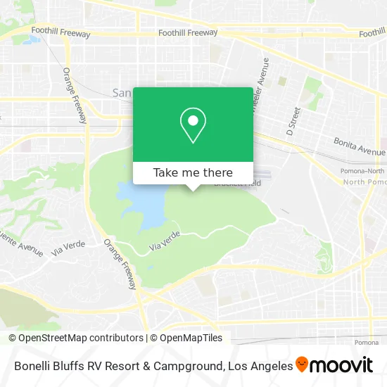 Bonelli Bluffs Site Map How To Get To Bonelli Bluffs Rv Resort & Campground In San Dimas By Bus?