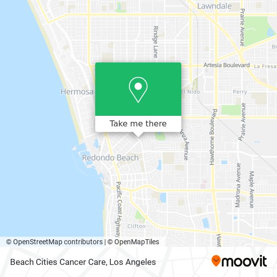 Beach Cities Cancer Care map