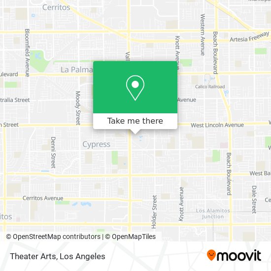Theater Arts map