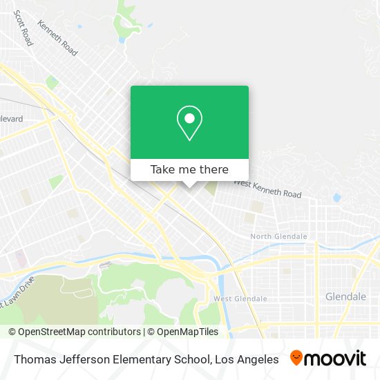 Thomas Jefferson Elementary School map