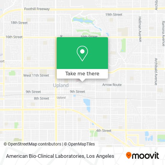 Mapa de American Bio-Clinical Laboratories