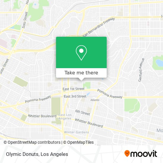 Olymic Donuts map