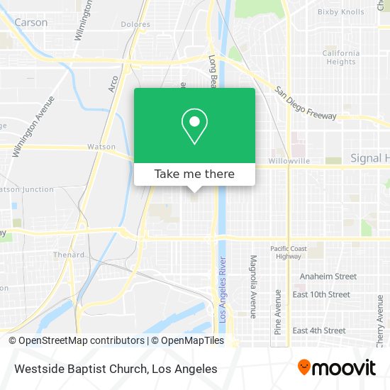 Westside Baptist Church map