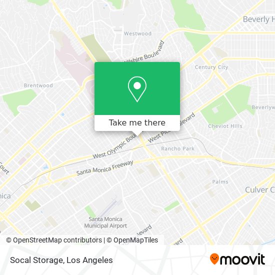 Socal Storage map