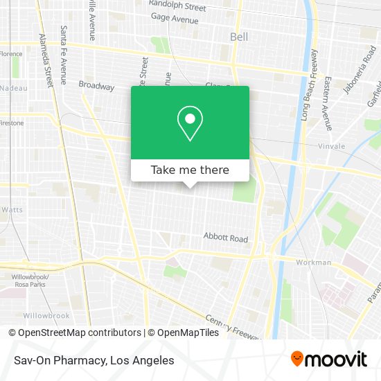 Mapa de Sav-On Pharmacy