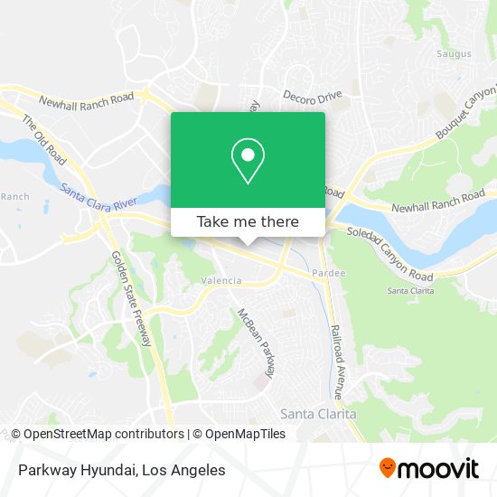 Parkway Hyundai map