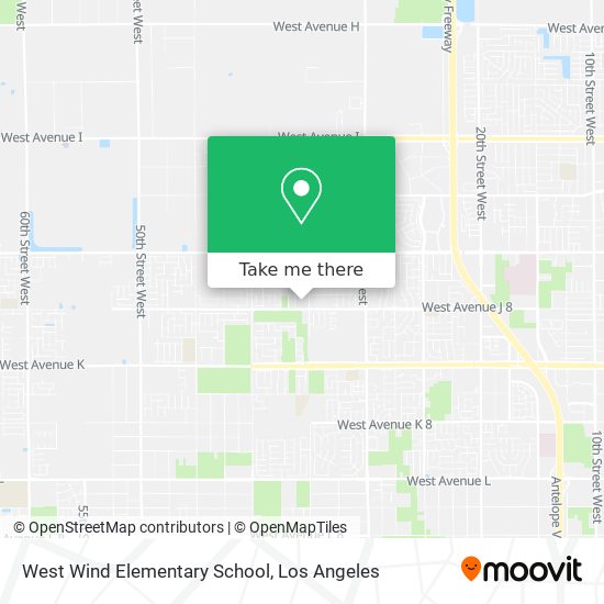 Mapa de West Wind Elementary School