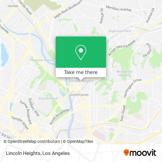 Mapa de Lincoln Heights