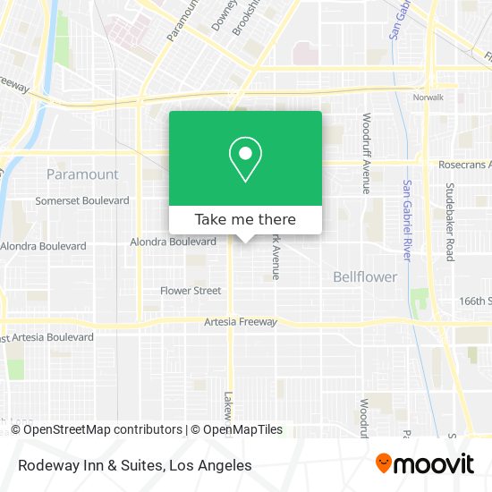 Rodeway Inn & Suites map