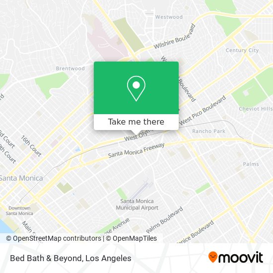 Bed Bath & Beyond map