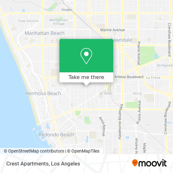 Crest Apartments map