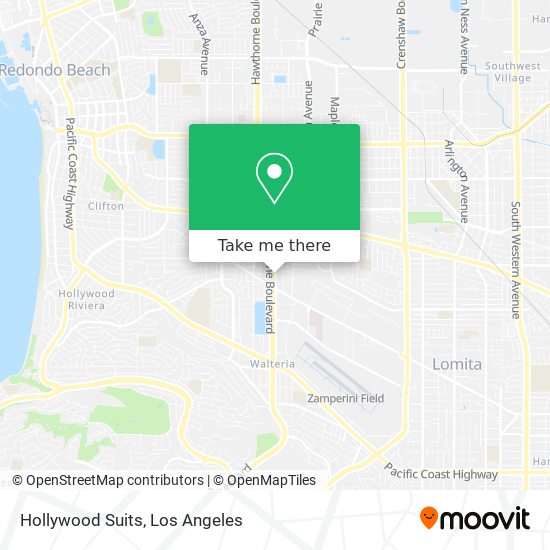 Hollywood Suits map