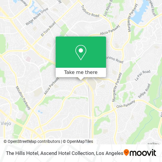 The Hills Hotel, Ascend Hotel Collection map