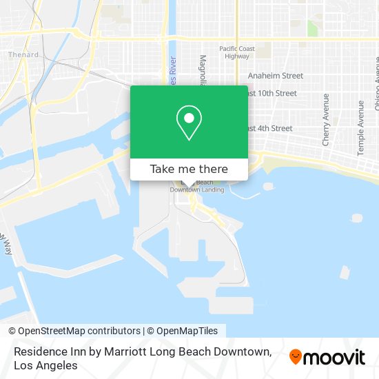Residence Inn by Marriott Long Beach Downtown map