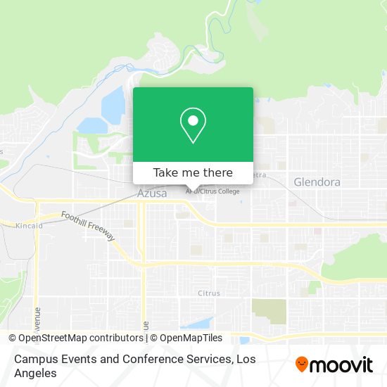 Campus Events and Conference Services map