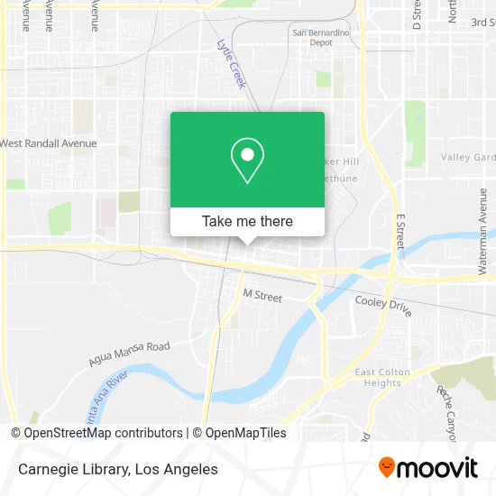 Carnegie Library map