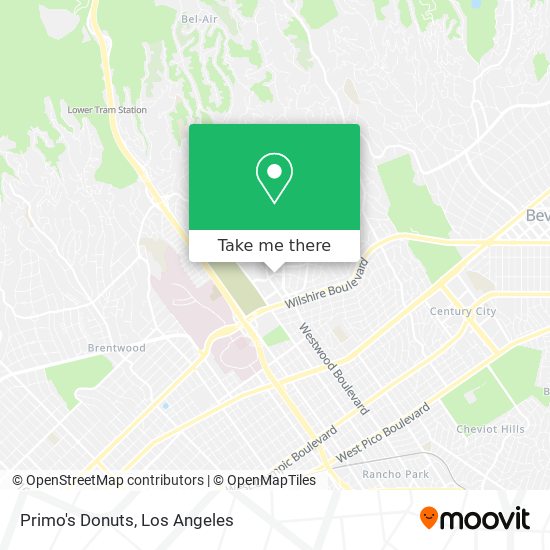 Primo's Donuts map