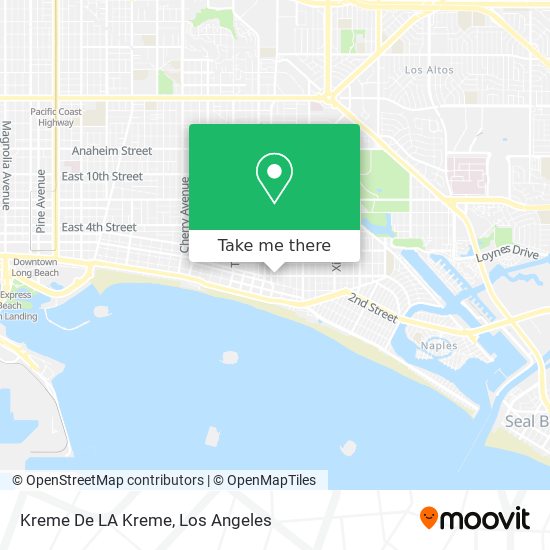 Mapa de Kreme De LA Kreme