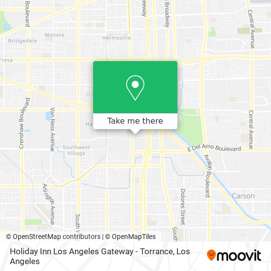 Holiday Inn Los Angeles Gateway - Torrance map