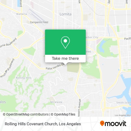 Mapa de Rolling Hills Covenant Church