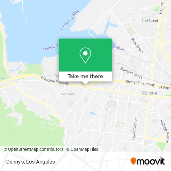 Denny's map