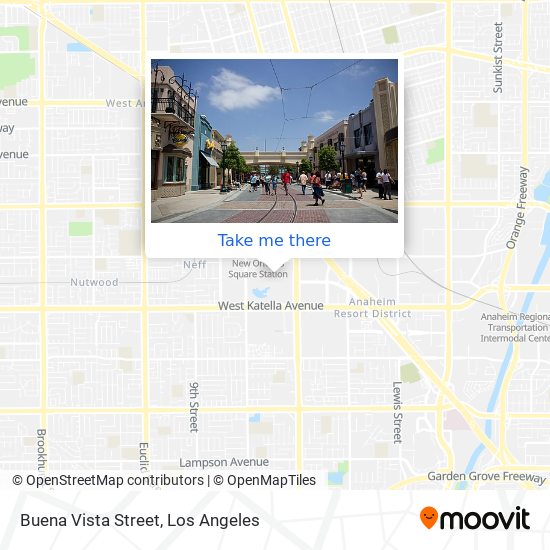 Mapa de Buena Vista Street