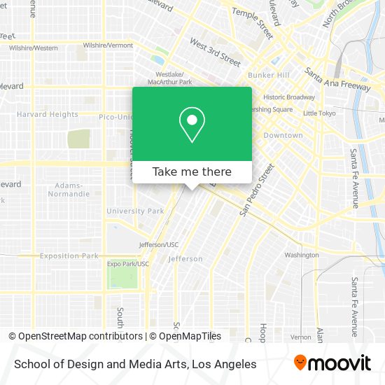 Mapa de School of Design and Media Arts