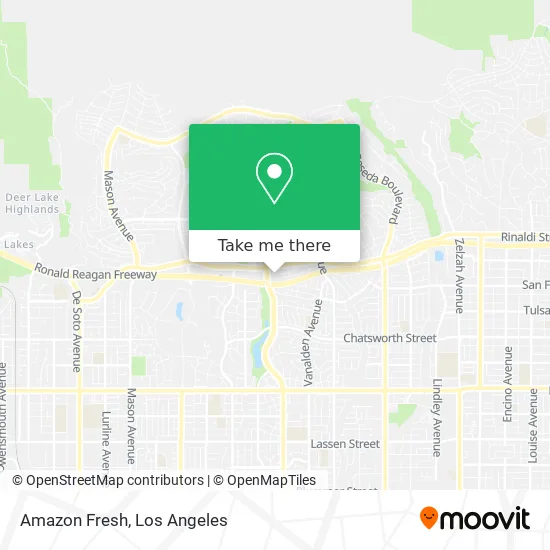 Amazon Fresh map