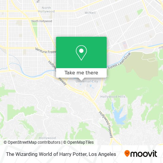 The Wizarding World of Harry Potter map