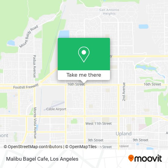 Mapa de Malibu Bagel Cafe